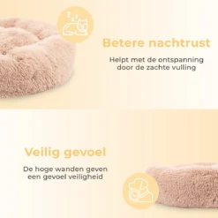 Coooper Donut Hondenmand - Fluffy Hondenmand - 100 Cm - XXL - Wasbaar - Pluche -Hondenartikelen Winkel 1200x1200 783