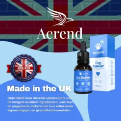 Aerend - Kalmerende Druppels Voor Honden - Zanipro® 30ml - Ontspanning En Antistress Middel Om Gedragsproblemen Te Verlichten - 100% Natuurlijk Uit Het Verenigd Koninkrijk - Met Ashwagandha & Valeriaan - No-stress - Voor Thuis En Onderweg -Hondenartikelen Winkel 1200x1200 91
