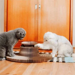 District 70 MAZE 3-in-1 Opvouwbare Kartonnen Kattenmand - Inclusief Catnip Balletje - Voor Slapen, Spelen En Krabben! -Hondenartikelen Winkel 1200x1200 938