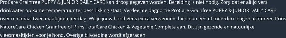 Prins Procare Daily Care Graanvrij - Hondenvoer - 7,5 Kg 8 Prins Procare Daily Care Graanvrij - Hondenvoer - 7,5 Kg - Afbeelding 8