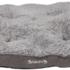 Scruffs Cosy - Comfortabel Hondenkussen In Grijs, Beige Of Karamel - Met Imitatie Suède Buitenvoering En Superzachte Binnenvoering - 100 X 70 Cm - Grijs
