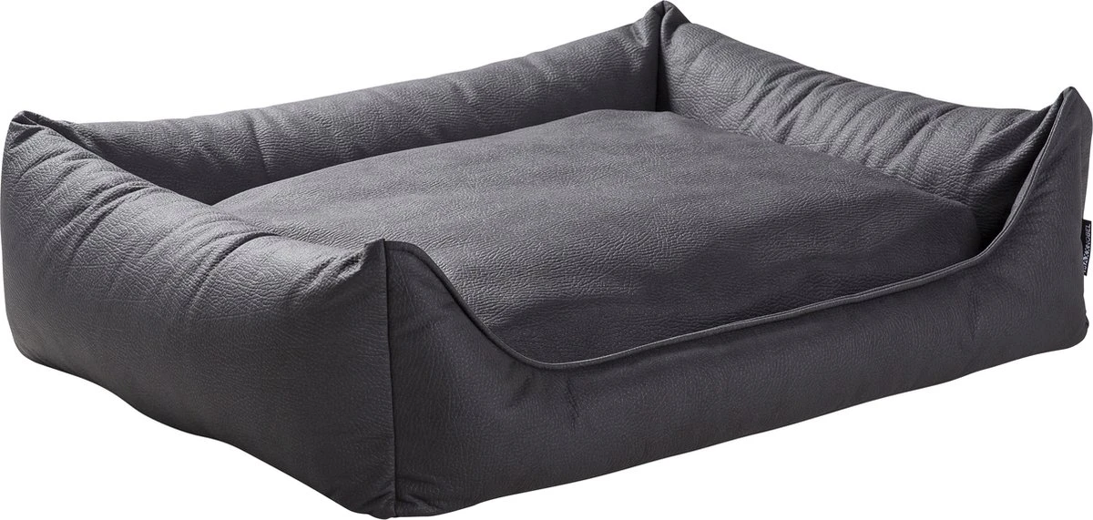 Ultra Orthopedische Sofa - Lederlook - Zwart - Maat L