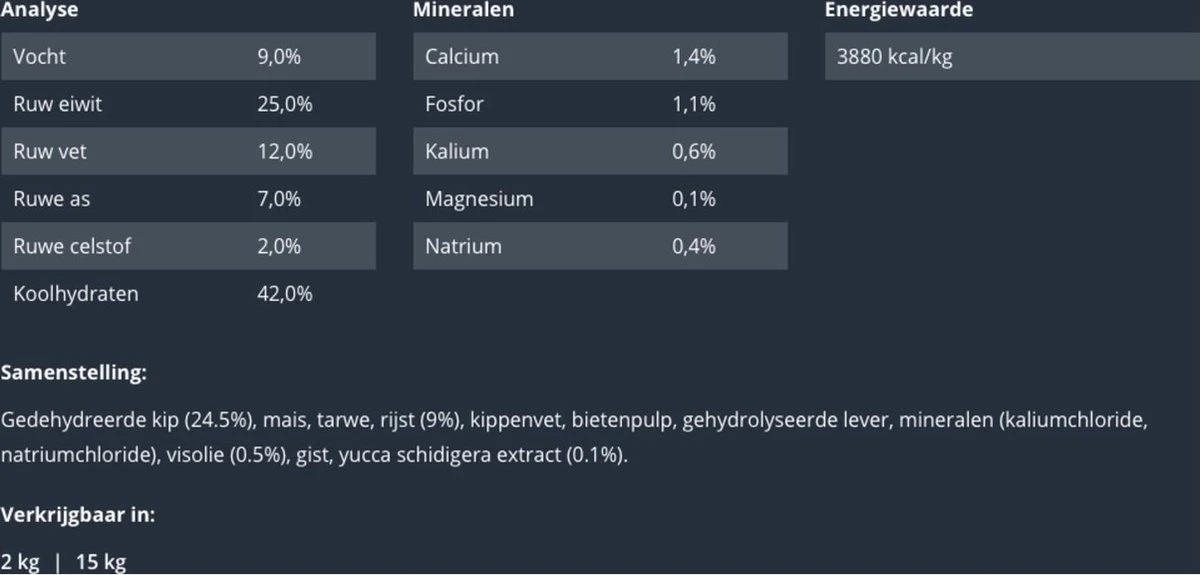 Prins Fit Selection Kip/Rijst - 15 KG 5 Prins Fit Selection Kip/Rijst - 15 KG - Afbeelding 5