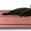 Maxxpro Katten- En Hondenbank - Roze - Verhoogd Met Houten Poten - Fluweel Materiaal - 90 X 44 X 34 CM - Huisdieren Tot 80 KG