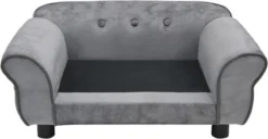 VidaXL Hondenbank 72x45x30 Cm Pluche Grijs -Hondenartikelen Winkel 1200x624 3