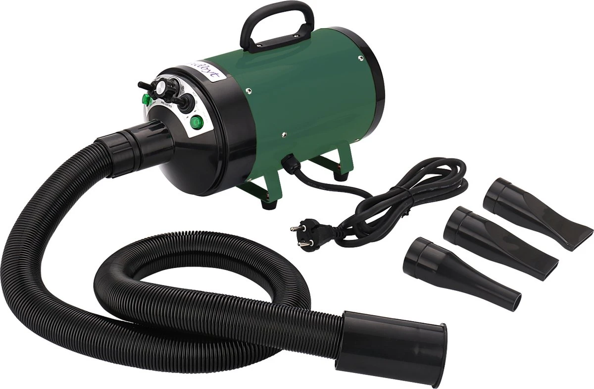 Gridbyt Professionele Hondenföhn – Waterblazer Voor Honden – Voor Een Mooie Vacht – Groen 4 Gridbyt Professionele Hondenföhn – Waterblazer Voor Honden – Voor Een Mooie Vacht – Groen - Afbeelding 4