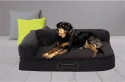 Sun Garden Pallina Orthopedisch Hondenkussen 120x80x27cm Antraciet/Grijs -Hondenartikelen Winkel 1200x793 8