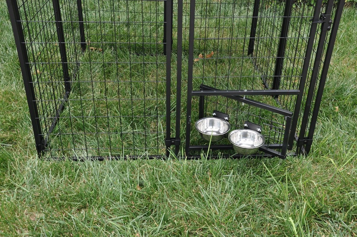 MaxxPet Hondenkennel - Hondenkennel Met Afneembaar Dak - Geschikt Voor Buiten En Binnen - 142 X 142 X 153 Cm 5 MaxxPet Hondenkennel - Hondenkennel Met Afneembaar Dak - Geschikt Voor Buiten En Binnen - 142 X 142 X 153 Cm - Afbeelding 5