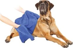 Dierenhanddoek Microvezel - Honden En Katten - Incl. Handvatten - 40x60 Cm - Blauw -Hondenartikelen Winkel 1200x799 73
