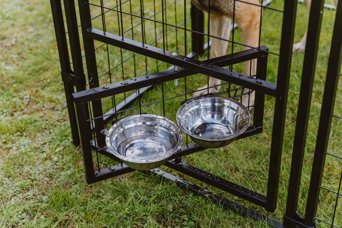 MaxxPet Hondenkennel - Hondenkennel Met Afneembaar Dak - Geschikt Voor Buiten En Binnen - 142 X 142 X 153 Cm 2 MaxxPet Hondenkennel - Hondenkennel Met Afneembaar Dak - Geschikt Voor Buiten En Binnen - 142 X 142 X 153 Cm - Afbeelding 2