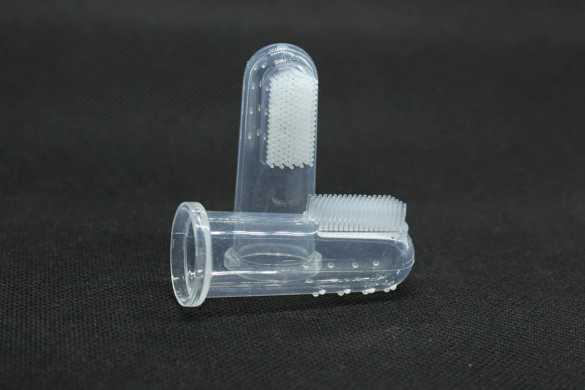 Merkloos 4x Honden Tandenborstel - Honden Tandenborstel Vinger - Honden Verzorging - Puppy - Hondentandenborstel - Katten Tandenborstel 2 Merkloos 4x Honden Tandenborstel - Honden Tandenborstel Vinger - Honden Verzorging - Puppy - Hondentandenborstel - Katten Tandenborstel - Afbeelding 2