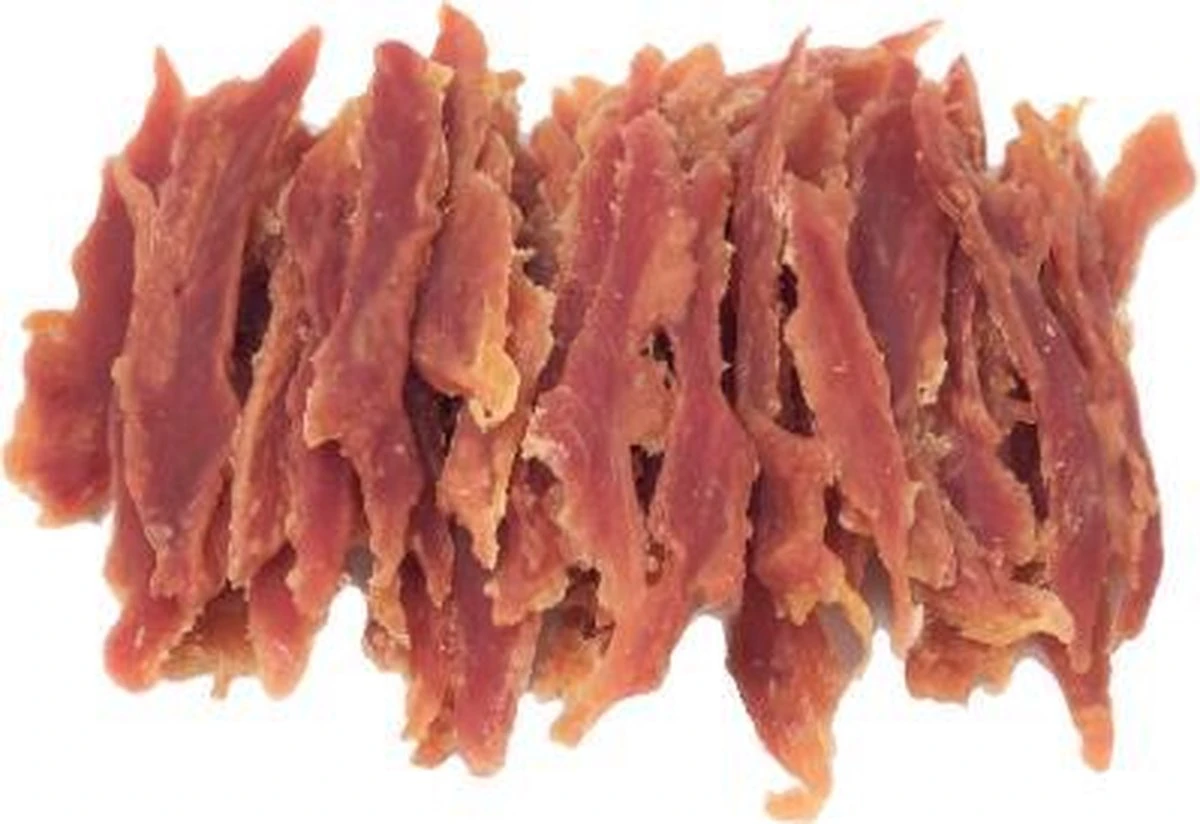 Gedroogde Eendfilet 400 Gram - Hondensnack - Kauwbot 1 Gedroogde Eendfilet 400 Gram - Hondensnack - Kauwbot