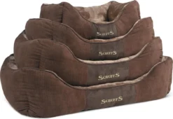 Hondenmand Zacht En Stevig, Anti-Slip En Wasbaar - Scruffs Chester Box Bed - In Grijs En Bruin In Maat S Tot XL - Kleur: Grijs, Maat: Medium -Hondenartikelen Winkel 1200x825 2