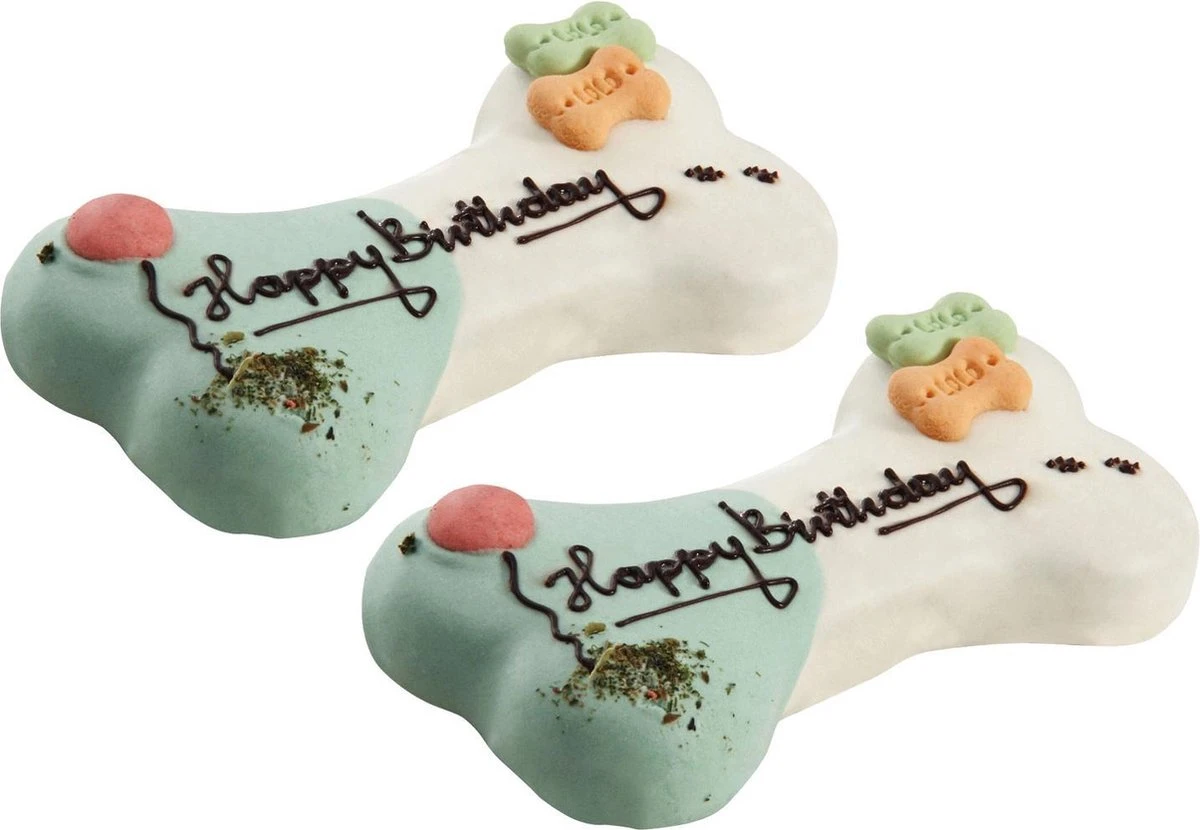 Lolo Pets Cake For Dog Happy Birthday 250 G - Hondensnacks - 2 X Vlees&Groente 1 Lolo Pets Cake For Dog Happy Birthday 250 G - Hondensnacks - 2 X Vlees&Groente