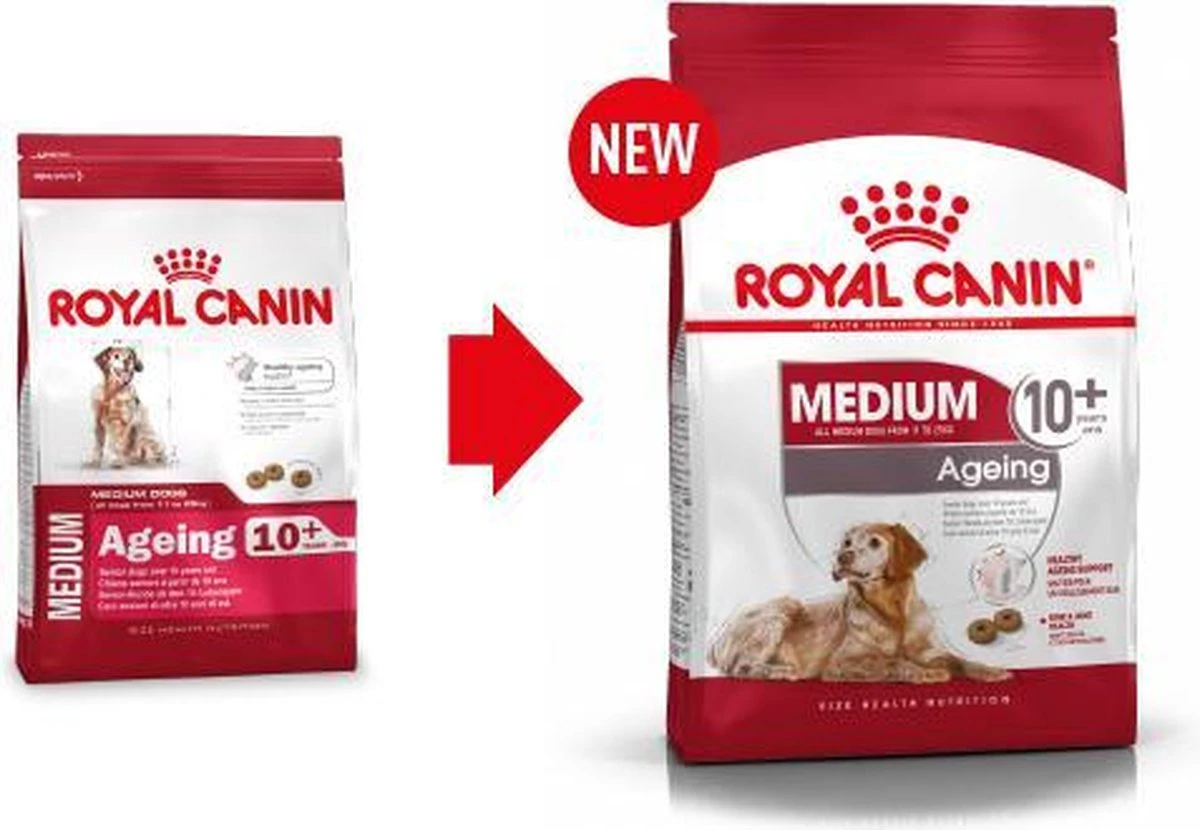 Royal Canin Medium Ageing 10+ - Hondenvoer - 15 Kg 6 Royal Canin Medium Ageing 10+ - Hondenvoer - 15 Kg - Afbeelding 6