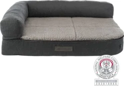Trixie Hondenmand Sofa Bendson Orthopedisch Grijs (100X80 CM) -Hondenartikelen Winkel 1200x834 3