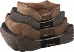 Hondenmand Zacht En Stevig, Anti-Slip En Wasbaar - Scruffs Chester Box Bed - In Grijs En Bruin In Maat S Tot XL - Kleur: Grijs, Maat: Medium -Hondenartikelen Winkel 1200x845 1