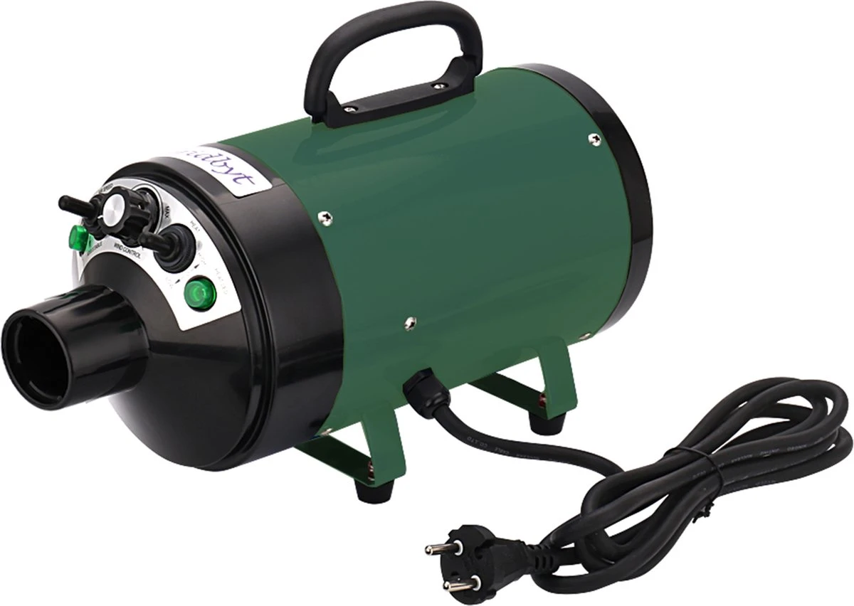 Gridbyt Professionele Hondenföhn – Waterblazer Voor Honden – Voor Een Mooie Vacht – Groen 3 Gridbyt Professionele Hondenföhn – Waterblazer Voor Honden – Voor Een Mooie Vacht – Groen - Afbeelding 3