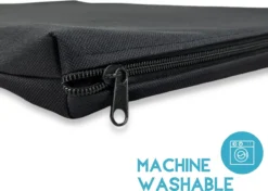 Topmast Waterproof Benchkussen - Nylon - Zwart - 60 X 45 Cm - Benchmat - Benchmatras - Waterafstotend - Hondenkussen -Hondenartikelen Winkel 1200x854 3