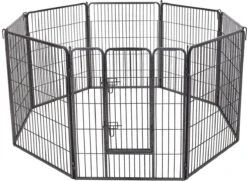 MaxxPet Puppyren - Hondenbench - Hondenren- Puppyren Met 8 Kennelpanelen - Staal -80 X 100 Cm Ø 210 Cm 12 MaxxPet Puppyren - Hondenbench - Hondenren- Puppyren Met 8 Kennelpanelen - Staal -80 X 100 Cm Ø 210 Cm -Hondenartikelen Winkel 1200x879