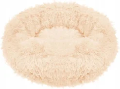 Springos Hondenmand | Superzacht En Luxe | Wasbaar | Donut | Fluffy | Hondenkussen |40 CM | Ecru