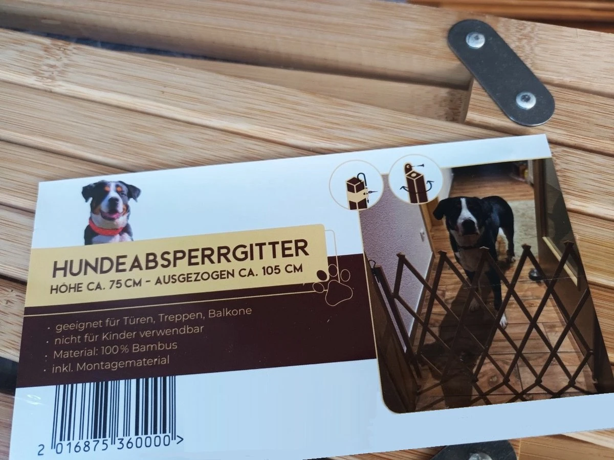 Merkloos Traphekje Voor Honden (vouwhekje / Schaarhekje / Harmonica Hekje) 2 Merkloos Traphekje Voor Honden (vouwhekje / Schaarhekje / Harmonica Hekje) - Afbeelding 2