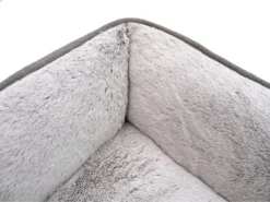 Benzano - Hondenmand - Pluche - Zacht - Wasmachine Wasbaar - Schuimvulling - Grijs/Taupe - 80 CM -Hondenartikelen Winkel 1200x900 4