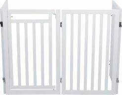 Trixie Hondenhek Met Deur Wit - 60-160 X 81 CM -Hondenartikelen Winkel 1200x931 1