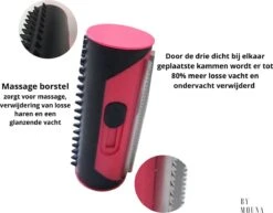 Ondervacht Kam- Hond Borstel - Klittenkam Voor Honden En Katten – Verwijderd Klitten En Voorkomt Verharing- Hondenkam Langharig - Hondenborstel Kortharig- Huisdierborstel - Vachtverzorging- Hondenborstel Rood -Hondenartikelen Winkel 1200x938 1