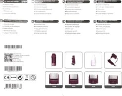 Nobleza Dieren Tondeuse Set - 4 Opzetkammen - Draadloos - Voor Huisdieren Katten & Honden -Hondenartikelen Winkel 1200x943 6