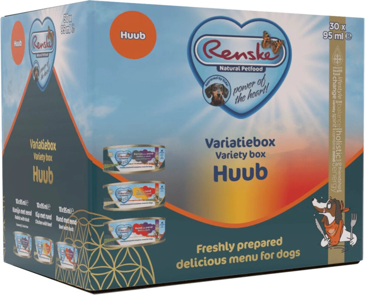 Renske Vers Hond Variatiebox Huub 30 X 95 Ml 1 Renske Vers Hond Variatiebox Huub 30 X 95 Ml