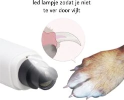 By Fredge® Elektrische Nagelvijl Voor Huisdieren - Nagel Trimmer Hond, Kat En Konijn - Nagelvijl Huisdieren - Nagel Vijl Kat - 100% Veilig - USB Oplaadbaar - Lage Vibratie En Geluid - Draadloos - Wit -Hondenartikelen Winkel 1200x970 7