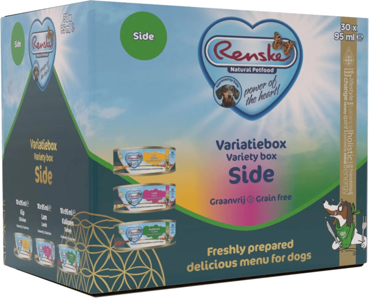 Renske Vers Hond Variatiebox Side Graanvrij 30 X 95 Ml 1 Renske Vers Hond Variatiebox Side Graanvrij 30 X 95 Ml