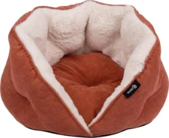 District 70 TUCK - Luxe & Comfortabele Mand Kleine Honden - Terra, Donkergrijs & Zand - 50x50x30 Cm - Zand -Hondenartikelen Winkel 1200x983 2