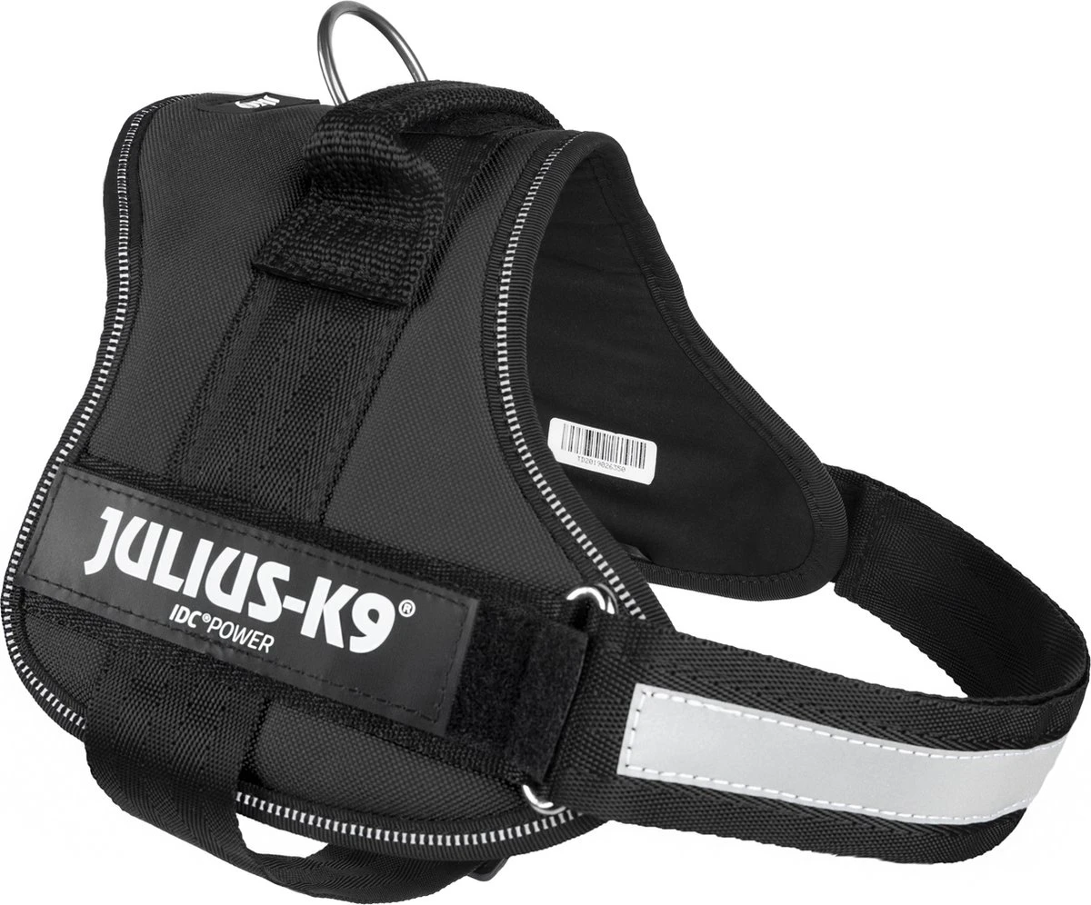 Julius K9 K9®Powertuig, M - Maat 0, Zwart 2 Julius K9 K9®Powertuig, M - Maat 0, Zwart - Afbeelding 2
