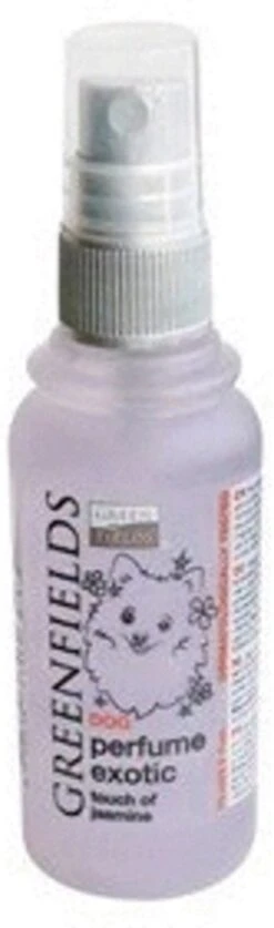 Hondenparfum Spray In 4 Geuren - Greenfields - Alchoholvrije En PH Neutrale Formule Tegen Onaangename Geurtjes - 50ml - Exotic -Hondenartikelen Winkel 354x1200 1