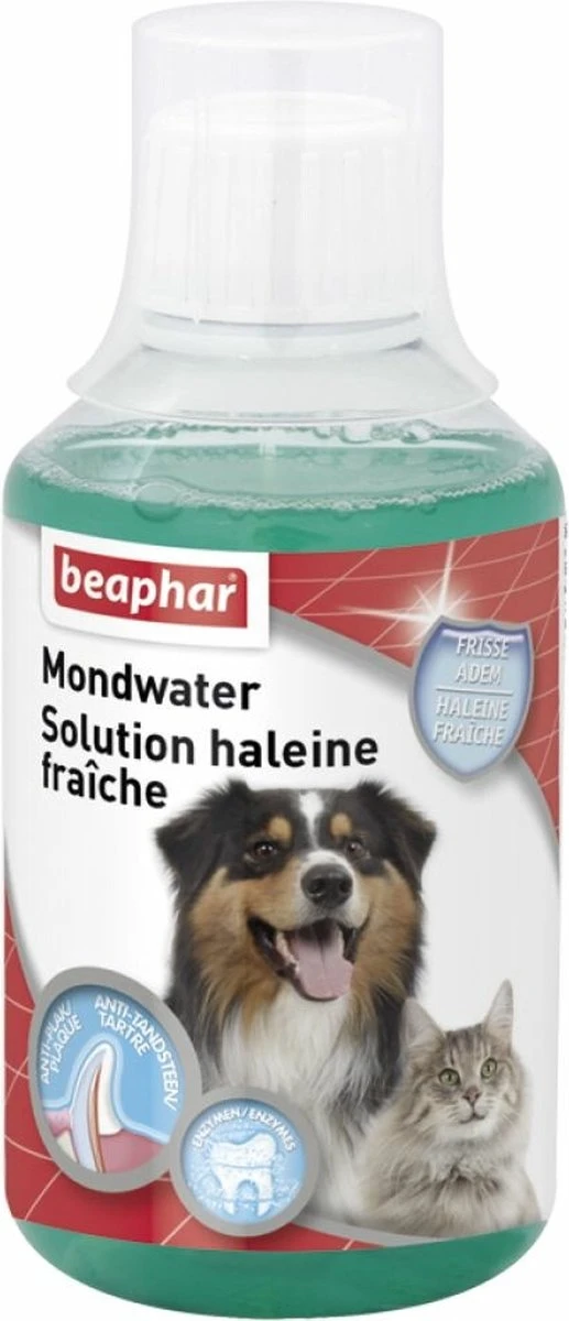 Beaphar Mondwater - 250 Ml 2 Beaphar Mondwater - 250 Ml - Afbeelding 2