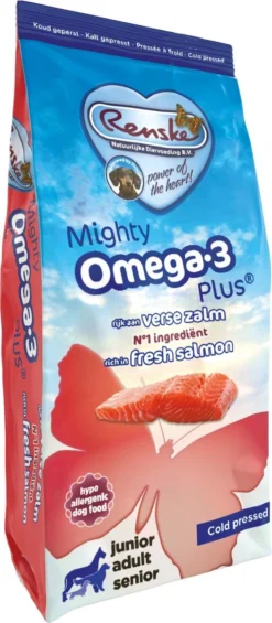 Renske Mighty Omega Plus Zalm Geperst Hondenvoer 15 Kg 5 Renske Mighty Omega Plus Zalm Geperst Hondenvoer 15 Kg -Hondenartikelen Winkel 525x1200