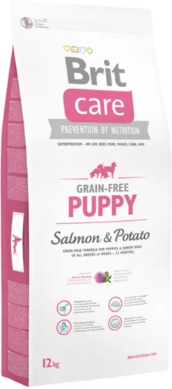 Brit Care Grain Free Puppy Salmon & Potato 12 Kg - Hond -Hondenartikelen Winkel 531x1200 3