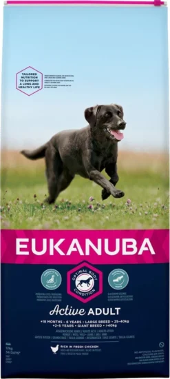 Eukanuba Dog Adult - Large Breed - Kip - Hondenvoer - 12 Kg -Hondenartikelen Winkel 539x1200