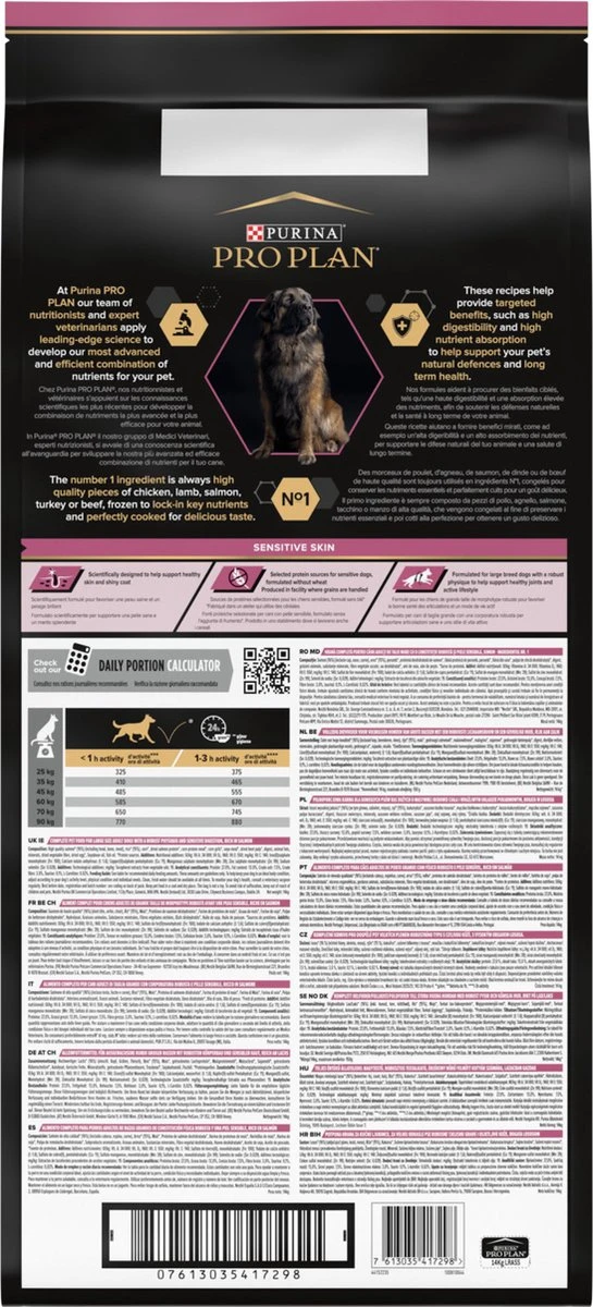 Pro Plan Large Robust Adult Sensitive Skin - Honden Droogvoer - Zalm - 14 Kg 8 Pro Plan Large Robust Adult Sensitive Skin - Honden Droogvoer - Zalm - 14 Kg - Afbeelding 8