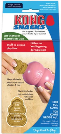 Kong Stuff 'N Snacks Puppy Hondensnack - Kip&Rijst - L -Hondenartikelen Winkel 546x1200 1
