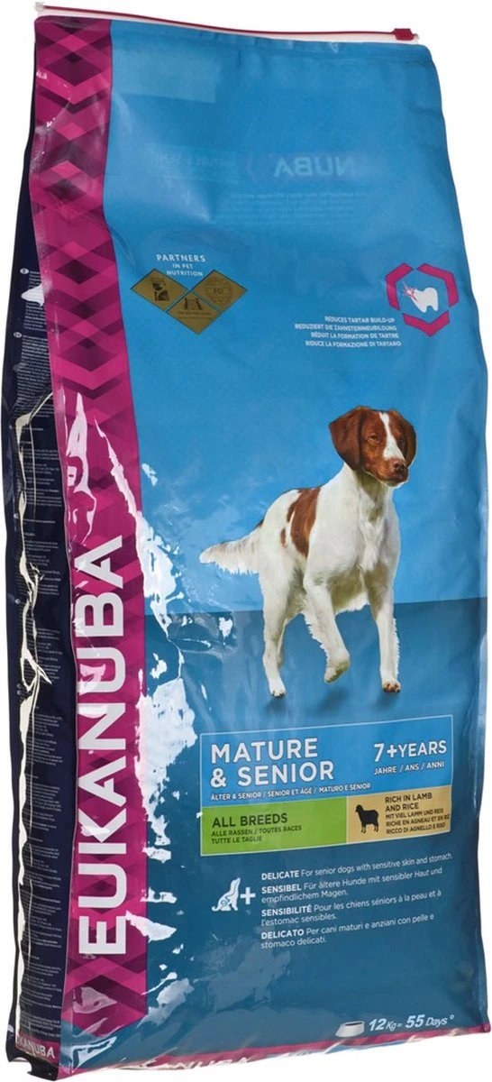 Eukanuba Dog Mature & Senior - Alle Rassen - Lam & Rijst - Droogvoer - 12 Kg 5 Eukanuba Dog Mature & Senior - Alle Rassen - Lam & Rijst - Droogvoer - 12 Kg - Afbeelding 5