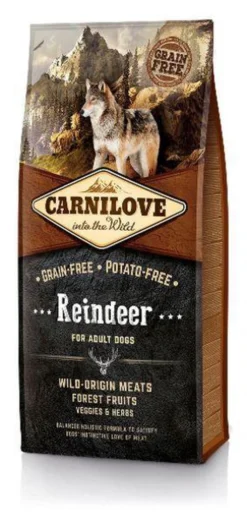 Carnilove Adult Granenvrij Hondenvoer Rendier 12kg Met 70% Vlees! -Hondenartikelen Winkel 566x1200 1