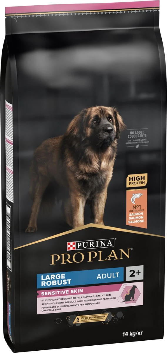 Pro Plan Large Robust Adult Sensitive Skin - Honden Droogvoer - Zalm - 14 Kg 16 Pro Plan Large Robust Adult Sensitive Skin - Honden Droogvoer - Zalm - 14 Kg - Afbeelding 16