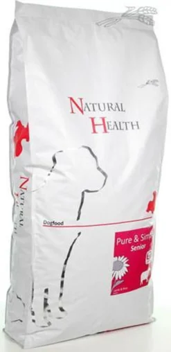 Natural Health Hondenvoer Senior Lam 12,5 Kg - Hond -Hondenartikelen Winkel 583x1200 1