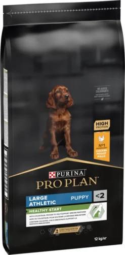 Pro Plan Healthy Start Puppy Large Athletic - Honden Droogvoer - Kip - 12 Kg -Hondenartikelen Winkel 591x1200 1