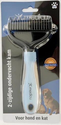 Hondenkam 2-Zijdige Voor Ondervacht - Kattenkam - Voorkomt Haaruitval - Verwijdert Klitten - MEDICU ® Premium Quality -Hondenartikelen Winkel 591x1200 11