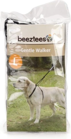 Beeztees Gentle Walker - Hondentuig - Zwart - L -Hondenartikelen Winkel 616x1200 3