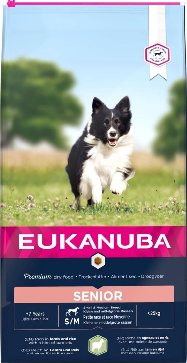 Eukanuba Dog Mature & Senior - Alle Rassen - Lam & Rijst - Droogvoer - 12 Kg 1 Eukanuba Dog Mature & Senior - Alle Rassen - Lam & Rijst - Droogvoer - 12 Kg